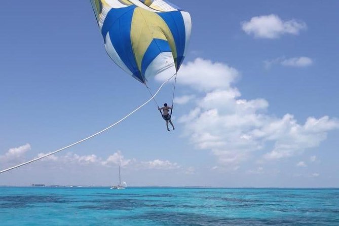 Catamaran Sail to Isla Mujeres with all inclusive from Cancun or Riviera Maya - Mexican buffet and private beach-club time