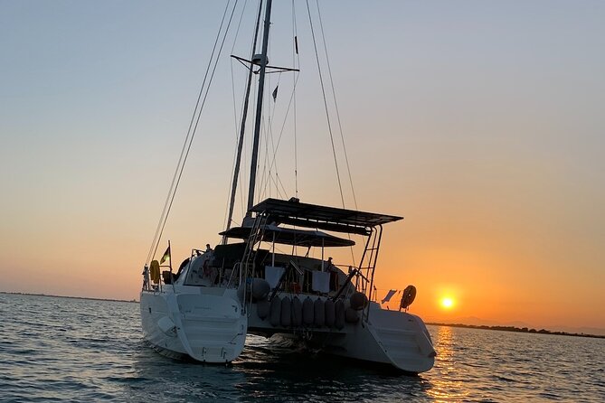 Catamaran Sailing Experience Manilva Tapas Drink Dolphins Swim Stop - How the $119.21 price measures up