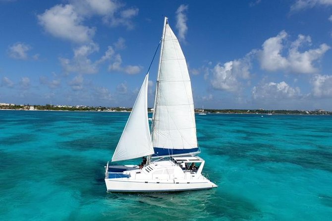 Catamaran Sailing Experience & Snorkeling Tour to Isla Mujeres - Snorkeling near El Meco and the underwater museum