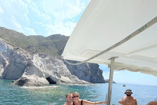 Catamaran Semi Cruise Paros Antiparos includes Food and Drinks - Panteronisi and the turquoise lagoon