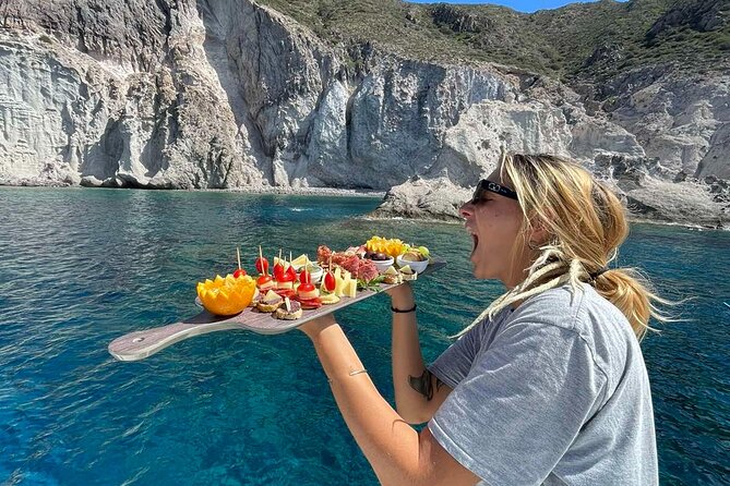 Catamaran Semi Cruise Paros Antiparos includes Food and Drinks - Despotiko, secluded bays, and time to slow down