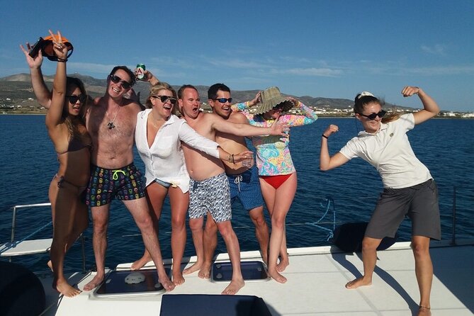 Catamaran Semi Cruise Paros Antiparos includes Food and Drinks - Antiparos and the first look at island life