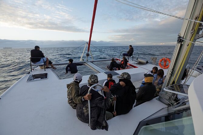 Catamaran Sunset Champagne Cruise Cape Town - How the boat feels with up to 60 people