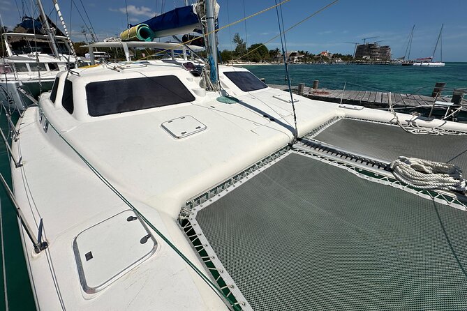 Catamaran to Isla Mujeres – Kids Go Free! (Only Pay Dock Fee) - Beach-club lunch with basic Mexican fare