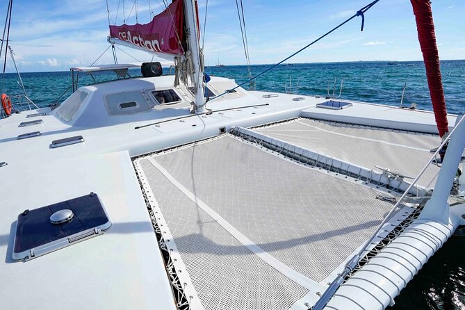 Catamaran to Isla Mujeres – Kids Go Free! (Only Pay Dock Fee) - The return trip is a party, not a quiet cruise