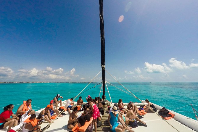 Catamaran to Mujeres Island with Open Bar on Board from Cancun - Sailing from Marina Albatros at 7:00 am