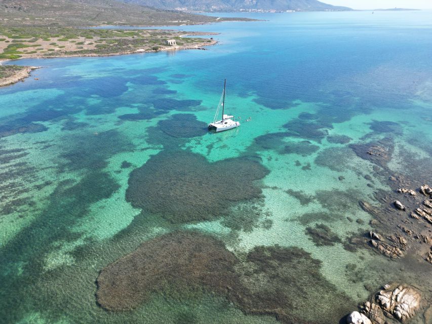 Catamaran tour Asinara island national park Buriana Charter - Sailing into Asinara National Park