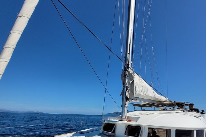 Catamaran Tour from La Caletta near Olbia – Experience Sardinia’s Coast - What the catamaran provides on a long day