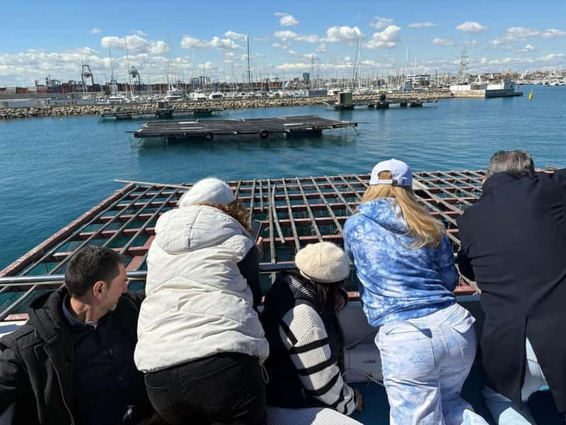 Catamaran trip and visit to the mussel nurseries with a snack - Seeing the clóchina nurseries from the water
