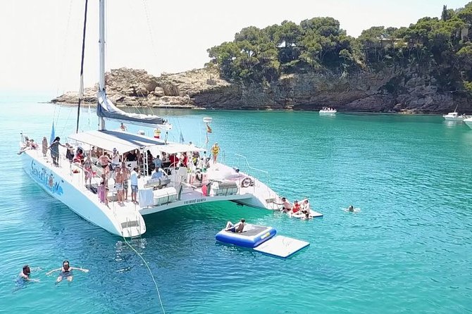 Catamaran trip with other groups along the Costa Brava. Saturday. - What the $60.01 Price Buys You
