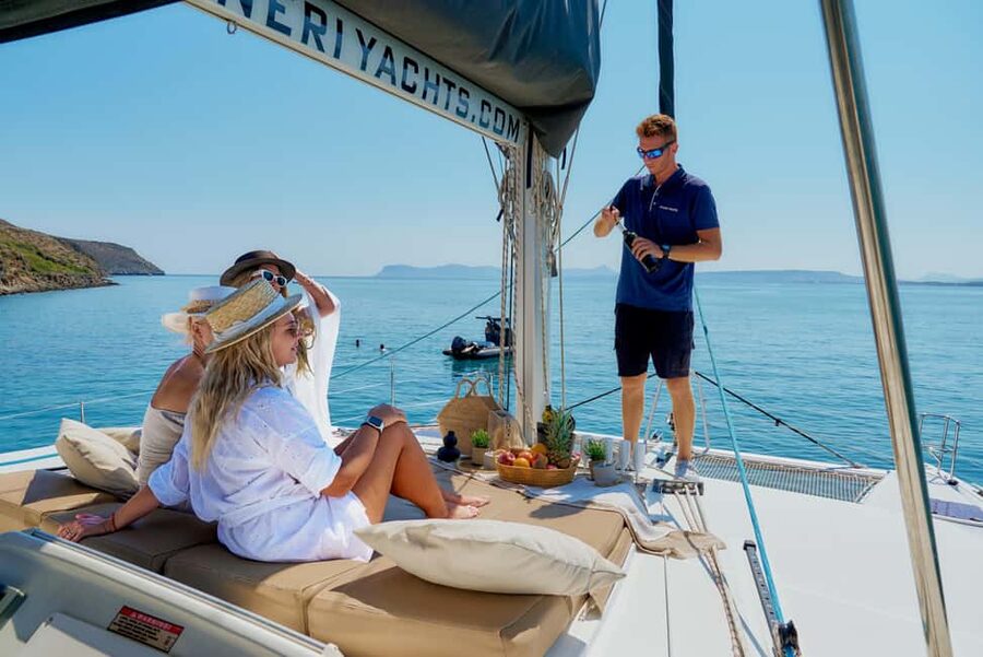 Chania Old Port: All-inclusive Catamaran Trip Agioi Theodori - Food that makes the $170 price easier to judge