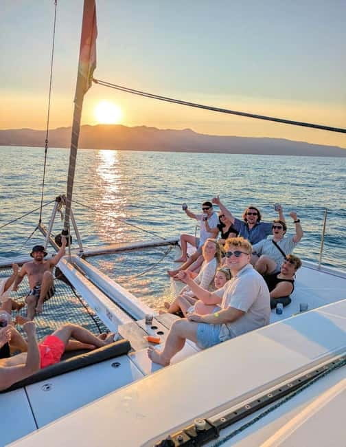 Chania Old Port:Luxury Sunset Catamaran Cruise with Prosecco - A sunset cruise that earns its place in Chania