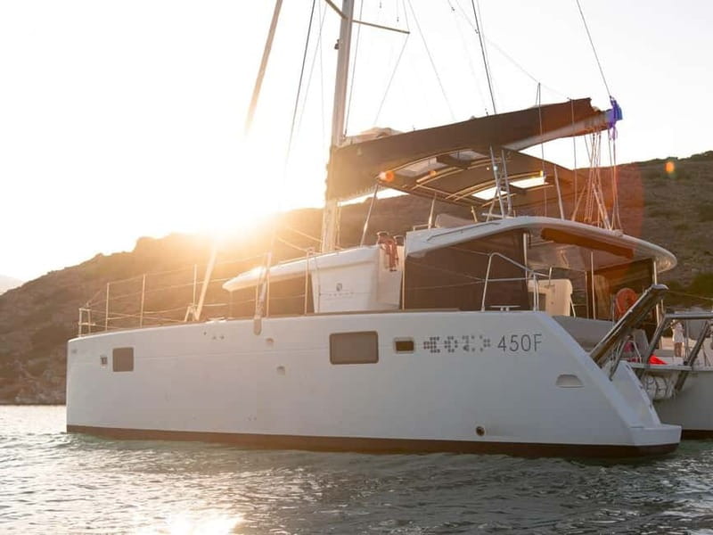 Chania Old Port:Luxury Sunset Catamaran Cruise with Prosecco - Meeting the boat at Chania Old Port