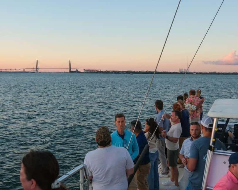 Charleston Harbor Sunset Cruise with Music & Onboard Bar - Key points to know before boarding