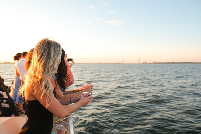 Charleston Iconic Sunset Sail - Lux Catamaran w/Bar & Bathrooms - Downtown Charleston looks different from the harbor
