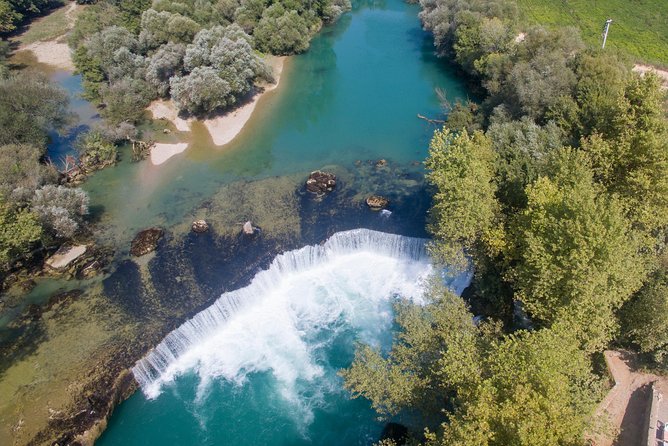 City of Side: Electric Catamaran Cruise & Lunch & Waterfall - Manavgat Dam and the Green Lake view