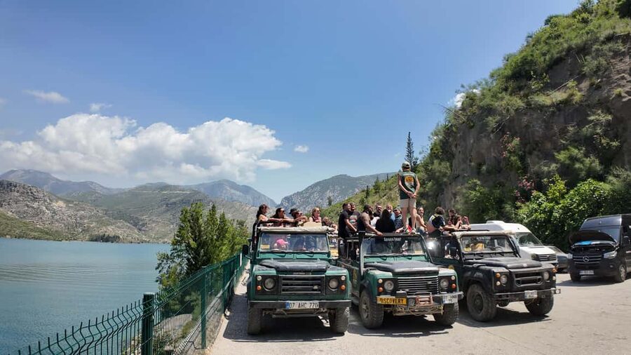 City of Side: Jeep Safari with Lunch and Catamaran Cruise - Viewpoints and the ride back to Side