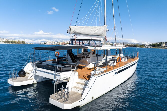 Comfort Max Catamaran Caldera Cruise with BBQ and Drinks - How Crowded Is a Boat for 50?