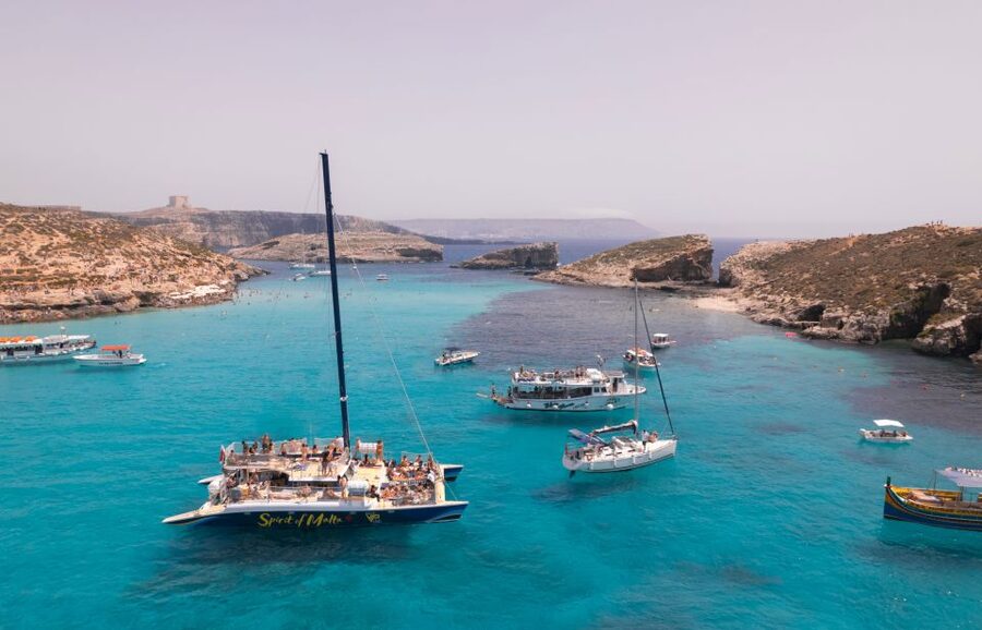 Comino: Blue Lagoon Catamaran Cruise with Lunch and Open Bar - At a glance