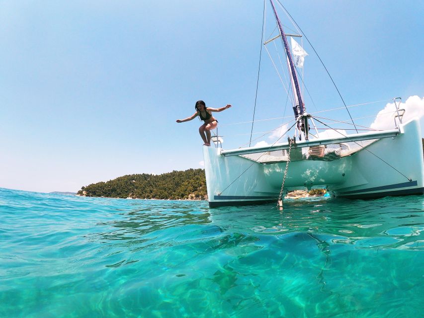 Corfu: Half Day Private Cruise on Lagoon Catamaran - Four hours between Marina Gouvia and Corfu’s northeast bays