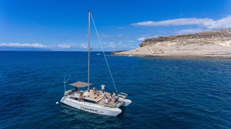 Costa Adeje: Catamaran Tour, Snorkelling, Snacks & Drinks - Setting sail from Puerto Colón
