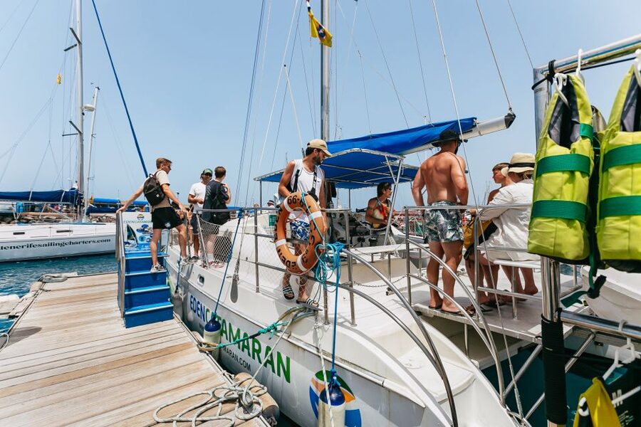 Costa Adeje: Whale Watching Catamaran Tour with Drinks - Wildlife rules make the encounter better