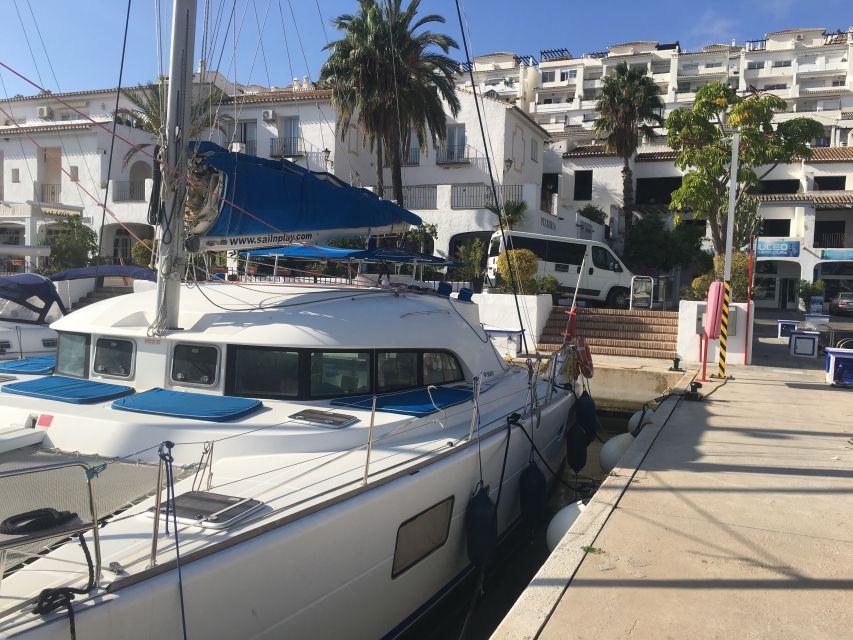 Costa Tropical: Luxury Catamaran Trip with Lunch - The first hour to the anchorage