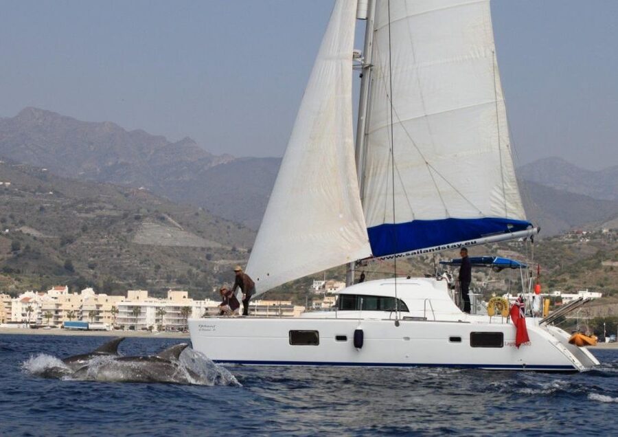 Costa Tropical: Luxury Catamaran Trip with Lunch - Lunch on board while the crew works