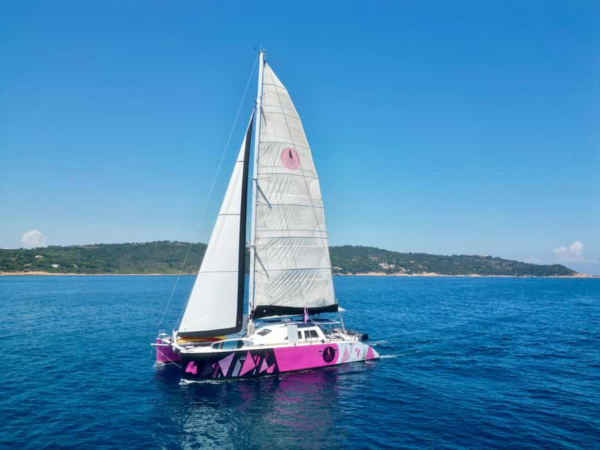 Côte d'Azur: Half-Day Coastline Catamaran Sailing Tour - Key points to know before booking