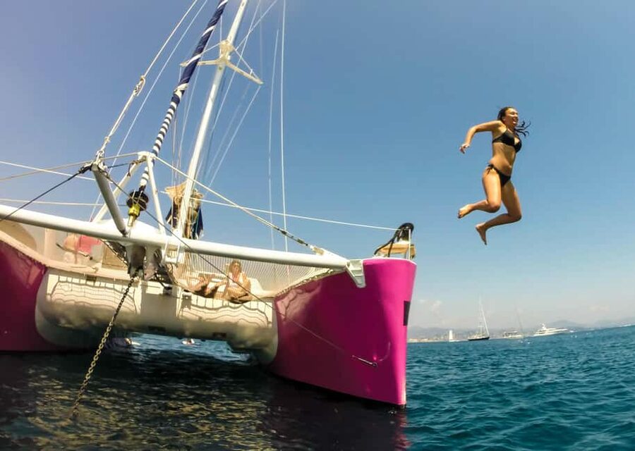 Côte d'Azur: Half-Day Coastline Catamaran Sailing Tour - Sailing past Saint-Tropez and the Riviera shore