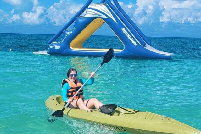 Cozumel Catamaran Fun: Snorkeling, Open Bar & Water Park - Burger, fries, and an included open bar