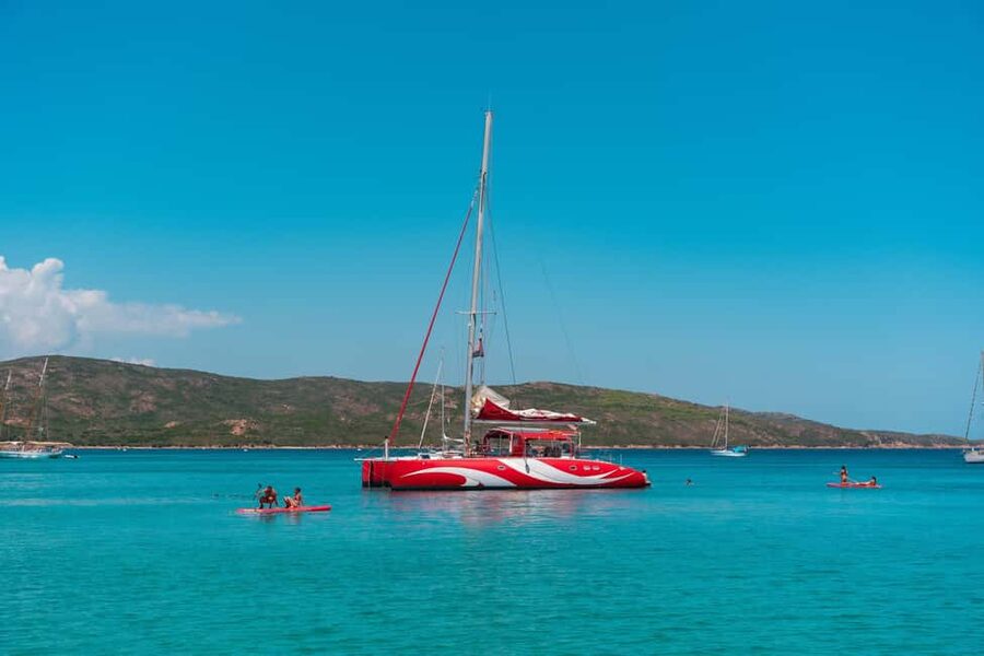 Cruising on a sailing maxi-catamaran - The return along the coast