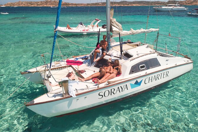Daily cruise on a sailing catamaran on the La Maddalena archipelago - Pasta Lunch in a Quiet Island Setting