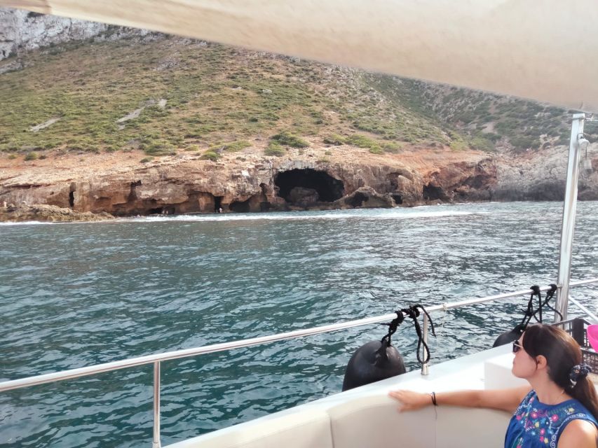 Denia: Cova Tallada Catamaran Tour and Swimming Stop - Music, one drink, and time on deck