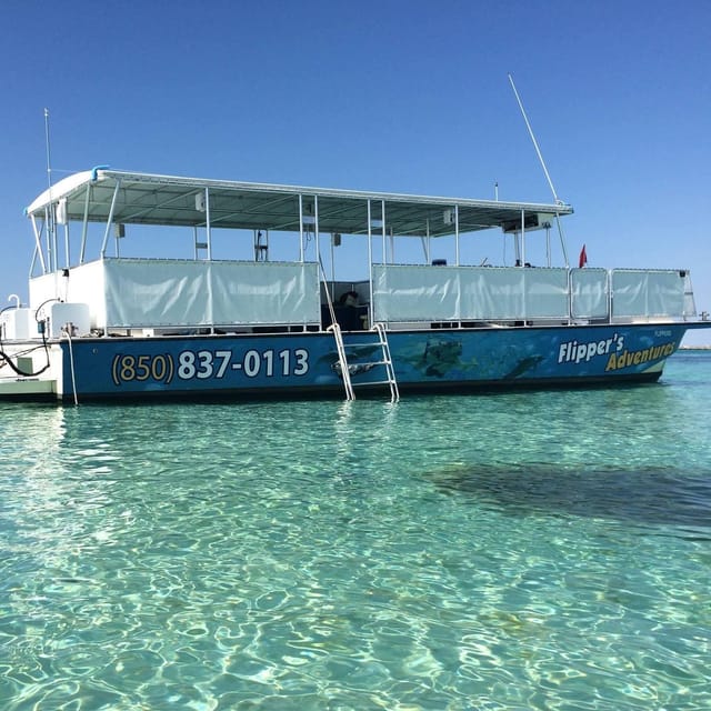 Destin: Crab Island Catamaran Tour with Dolphin Watching - Arriving at Crab Island’s changing sandbar
