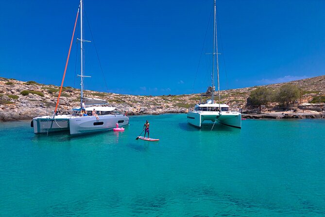 Dia Island Catamaran – Premium Lunch, Open Bar, Small Group - Sailing from Heraklion to Dia Island