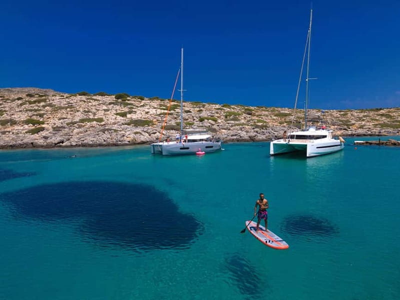 Dia Island Catamaran – Premium Lunch, Open Bar, Small Group - Timing, pickup, and practical limits