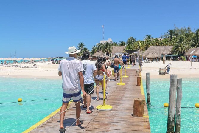 Discover Isla Mujeres: Catamaran, Snorkeling, and "Ice Bar" - The buffet, open bar, and social mood