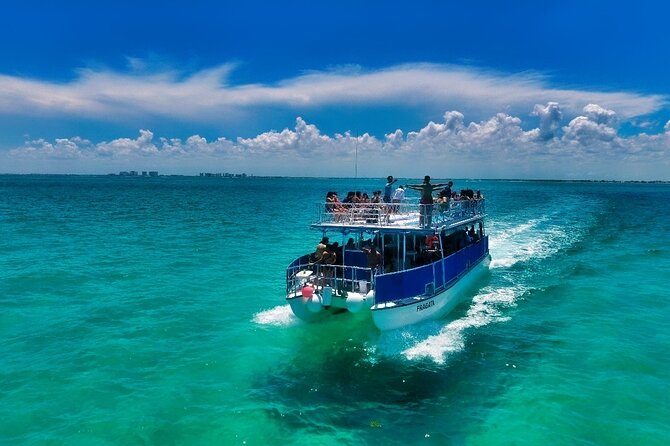 Discovering Isla Mujeres on a Double Decker Catamaran - Lunch, hammocks, and the beach club