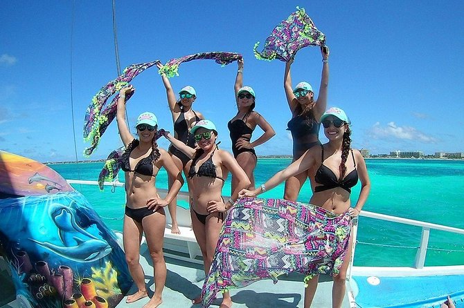 Dolphin Catamaran Snorkel and Sail with Open Bar - Antilla shipwreck snorkeling comes first
