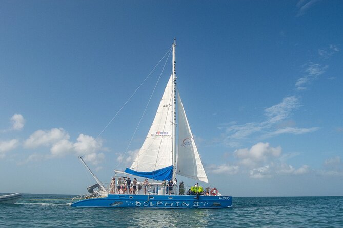 Dolphin Catamaran Snorkel and Sail with Open Bar - Boca Catalina gives you more time in the water