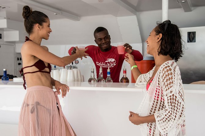 Dunn's River Catamaran Cruise From Ocho Rios - A catamaran with a party soundtrack