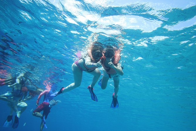El Cielo Cozumel Snorkel tour by Catamaran - El Cielo: starfish in shallow, clear water