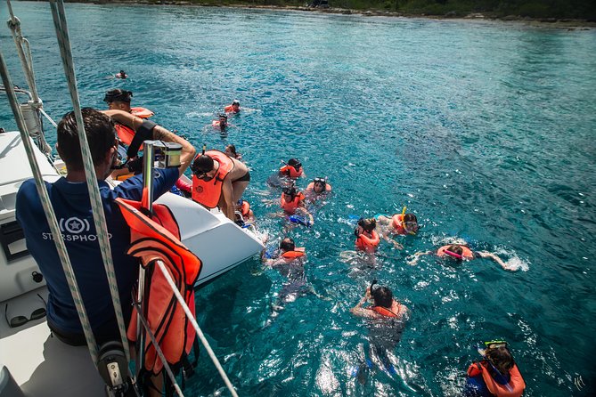 El Cielo Cozumel Snorkel tour by Catamaran - The catamaran, crew, and onboard mood