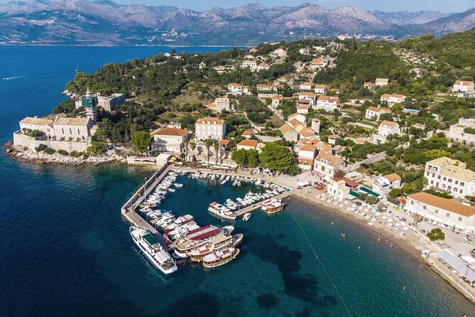 Elaphiti Islands by Catamaran with snacks and unlimited drinks from Dubrovnik - Lopud and its sandy beach