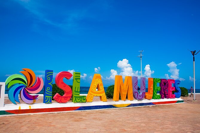 Fantastic Day Isla Mujeres Unlimited Catamaran from Riviera Maya - Sailing out to Punta Sam reef
