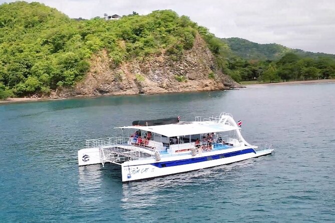 Flamingo Family Fun Catamaran Snorkel:Comfortable shaded seating - A Four-Hour Afternoon on the Water