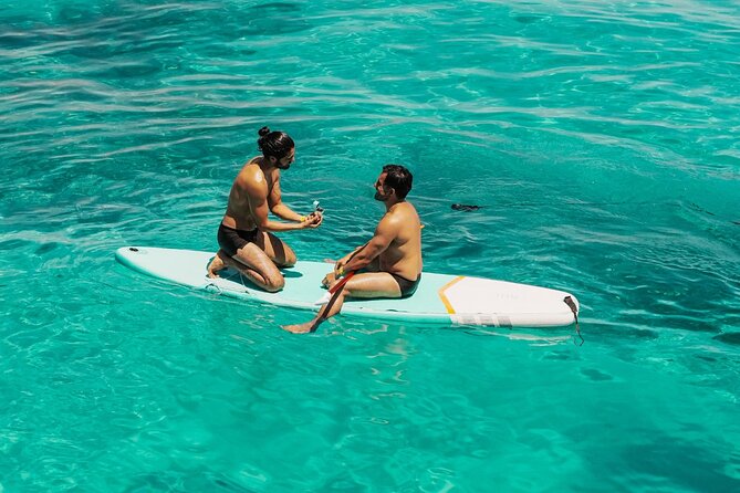 Formentera Catamaran Trip with Water Sports, Paella & Open bar - The return to Ibiza at sunset