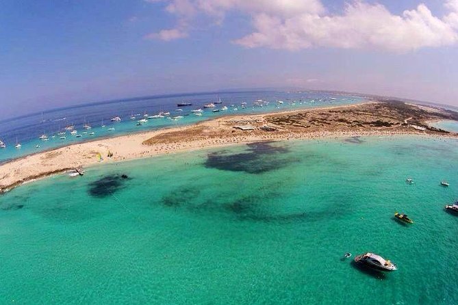 Formentera Day Trip from Ibiza on Private Luxury Catamaran - Espalmador, the uninhabited second stop