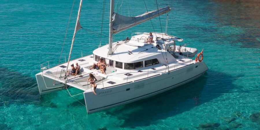 From Adamas: Milos and Poliegos Catamaran Cruise with Lunch - Wind can change the whole route